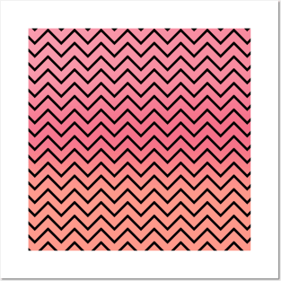 Zigzag Pattern Posters and Art